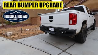 Z71 Silverado OffRoad Rear Bumper Install [upl. by Yarahs]