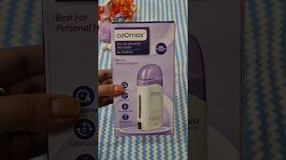 I tried😊 Ozomax Rollon Depilatory wax heater review in HindiShortsRoll on wax heater how to use [upl. by Eimrots462]