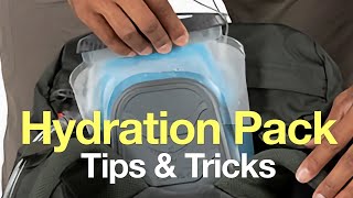 Hydration Pack  Water Bladder Tips amp Tricks [upl. by Odraode]