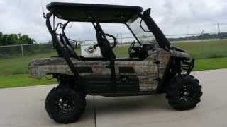 Lifted and Loaded 2013 Kawasaki Teryx4 Four Passenger Camo EPS [upl. by Berhley]