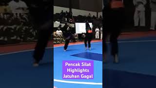 Pencak Silat Highlights Jatuhan Gagal dennywewey9649 [upl. by Schnapp]