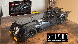 LEGO Technic Batman Animated Series Batmobile Alternate Build Of The Batman Batmobile [upl. by Imaon]