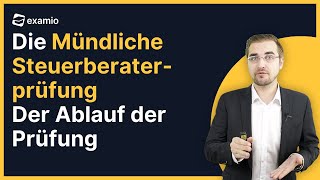 Mündliche Steuerberaterprüfung  Der Ablauf der Prüfung [upl. by Esiocnarf]