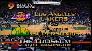 LA Lakers at Seattle Supersonics  11171988 [upl. by Donegan714]