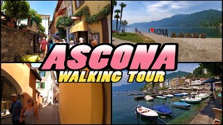 ASCONA walking tour  Switzerland 4k [upl. by Forster]