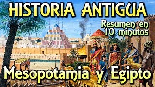 Resumen HISTORIA ANTIGUA  Mesopotamia y Antiguo Egipto Documental [upl. by Ssepmet168]