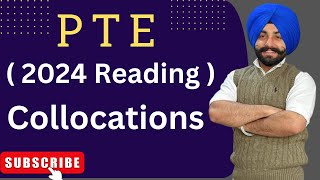 PTE 2024 Reading collocations part 2  Gurwinder sir [upl. by Ronoh]