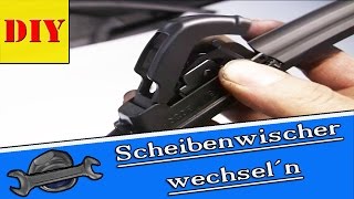 ⏩ ScheibenwischerWischerblätterScheibenwischerblätter wechseln  Bosch Aerotwin MultiClip HD [upl. by Bacchus341]