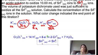 Redox Stoichiometry and Titrations [upl. by Yadseut]