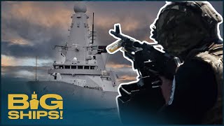 Royal Navy Warships High Stakes Mission Against ISIS  Warship Life At Sea [upl. by Gnilyam]