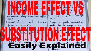 Income Effect vs Substitution EffectDifference between income effect and substitution effect [upl. by Ark]