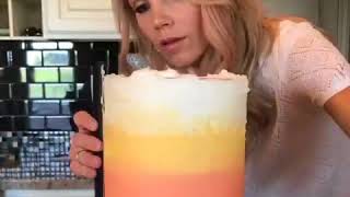 Peach Crisp Ombré Cake  Timelapse  Neurotic Mom Bakes [upl. by Carmelina]