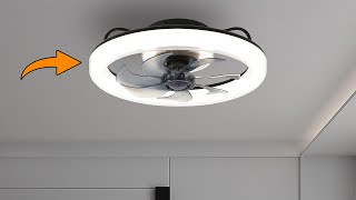 CHANFOK Low Profile Bladeless Ceiling Fan Review Revolutionary Cooling Innovation [upl. by Llewej]