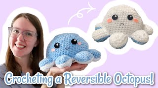 I crocheted the reversible octopus plush [upl. by Radek850]