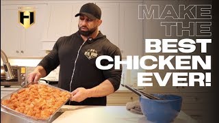 MUSCLE BUILDING MEALS  HOW TO MAKE THE BEST CHICKEN EVER [upl. by Torry881]