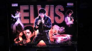 Stern Elvis Pinball w Cointaker LEDs [upl. by Rangel]