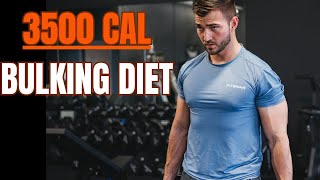 My 3500 Calorie Bulking Diet [upl. by Oicirtap49]