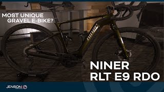 One of the Most Unique Gravel Bikes on the Market The Niner RLT E9 RDO EBike [upl. by Muller]