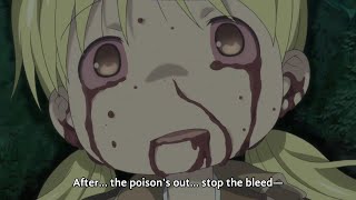 Made in Abyss tragic and gore scenes 1  メイド・イン・アビスの悲劇的で残忍なシーン1 [upl. by Nirehtak]