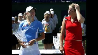 Justine Henin Vs Kim Clijsters  2003 San Diego F [upl. by Annairb]