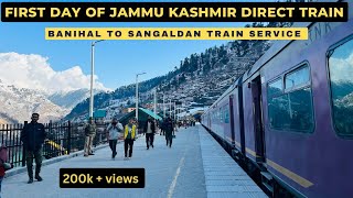 FIRST DAY TRAIN JOURNEY EXPERIENCE FROM JAMMU TO KASHMIR 🔥 KASHMIR TO KANYAKUMARI [upl. by Olivann]