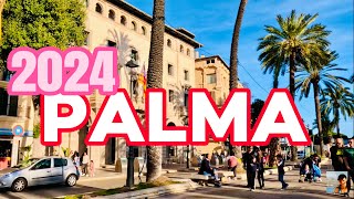 🌴Palma de Mallorca February 2024 🚶🏻‍♀️4K Walking Tour [upl. by Eninnaj]