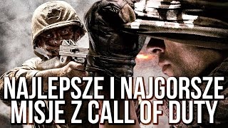 NAJLEPSZE I NAJGORSZE misje z serii Call of Duty wg Gambrinusa [upl. by Imoyaba]