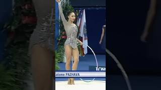 Salome Pazhava  Georgia rhythmic gymnastic  ginástica гимнастический gimnastică व्यायाम 体操 체조 [upl. by Sassan]