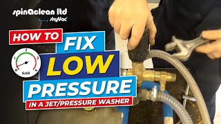 How to Resolve a Low Pressure Problem on a JetPressure Washer [upl. by Nipha]