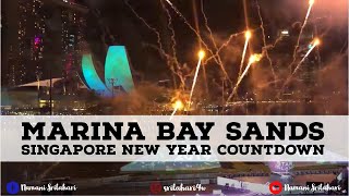 New Year CountDown Singapore 2019  Star Island 2019  The Float  Marina Bay Sands [upl. by Eiddet]