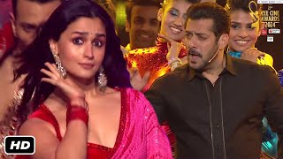 Salman Khan and Alia Bhatt Dance performance Zee Cine Awards Show I Salman Alia bhatt Dance [upl. by Gianna929]