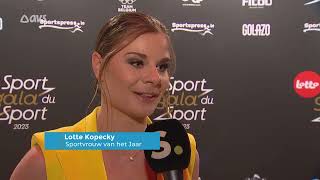 Lotte Kopecky is Sportvrouw van het Jaar [upl. by Nylahsoj791]