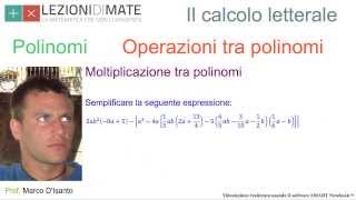 Espressione  prodotto tra due o più polinomi  programma primo anno [upl. by Kellda]