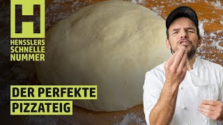 Schnelles Der perfekte Pizzateig Rezept von Steffen Henssler  Günstige Rezepte [upl. by Ahsytal976]