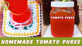 Homemade Easy Tomato Puree Recipe By FORKampKNIFE [upl. by Imuy]