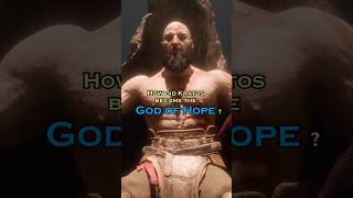 How did Kratos become the God of Hope kratos kratosgodofwar godofwar godofwarragnarok [upl. by Anaic]