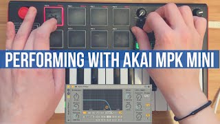 Akai MPK Mini Mk2  Ableton Live Effects Tutorial [upl. by Berkshire]