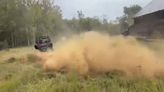 Ty Hughes ripping around on this 2023 Polaris RZR 1000 4seater [upl. by Zebadiah]