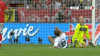 Deutschland Österreich 30 Schmidt ZDF Highlights WM 2014 Qualifikation [upl. by Rhiamon209]