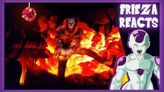 FRIEZA REACTS TO IT EXCEPT PENNYWISE DANCES TO ANYTHING [upl. by Ramhaj]