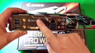 Aorus B450 Pro WiFi Gaming Motherboard [upl. by Zirtaeb627]