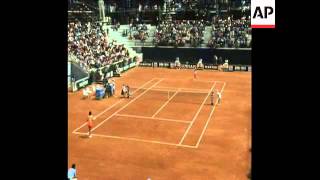 SYND 1 6 75 CHRIS EVERT WINS WOMENS SINGLES MASTERS TENNIS CHAMPIONSHIP IN ROME [upl. by Webb103]