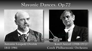 Dvořák Slavonic Dances Op72 Ančerl amp CzechPO 1959 ドヴォルザーク スラヴ舞曲集第2集 アンチェル [upl. by Adnouqal]