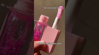 Start your lipgloss business at home today lipglossvendor beautybusiness businessgoals lipgloss [upl. by Airtemed]