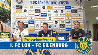 Pressekonferenz nach dem Regionalligaspiel gegen den FC Eilenburg am 09082024 [upl. by Thecla]