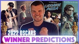 FINAL 2022 Oscar Winner Predictions [upl. by Allisirp]