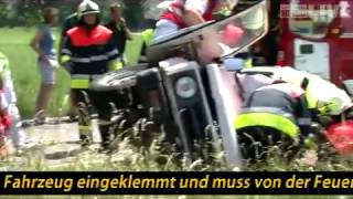 Lauterach Frontalcrash auf der Senderstraße [upl. by Rimidalg]