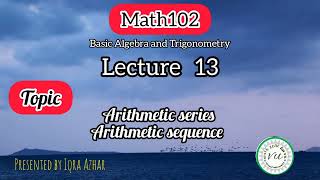 mth 102 lecture 13 [upl. by Glinys]