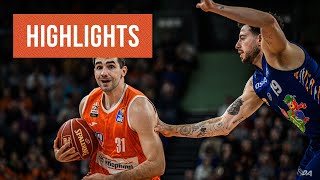 Highlights Ratiopharm Ulm vs Rostock Seawolves Saison 202324 [upl. by Gnehc]