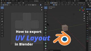 How to export uv layout in blender [upl. by Appleby119]